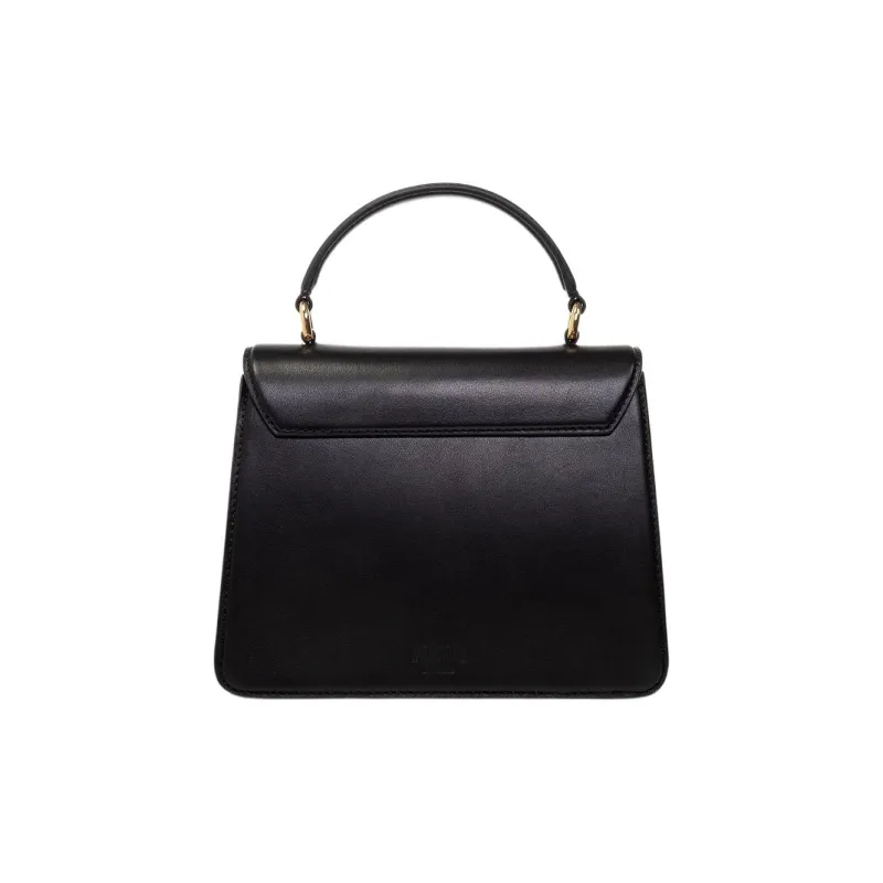 MOSCHINO Leather Tote Bag, Shopping Bag, Shoulder Bag, Crossbody Bag, Handbag Women's Black-4