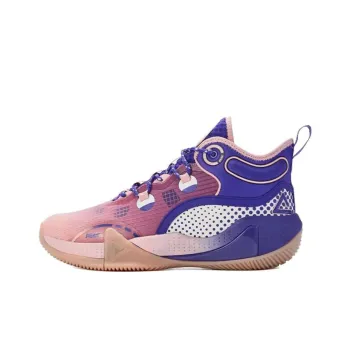 PEAK Power Collection Mid Top Performance Basketball Shoes Men's Purple