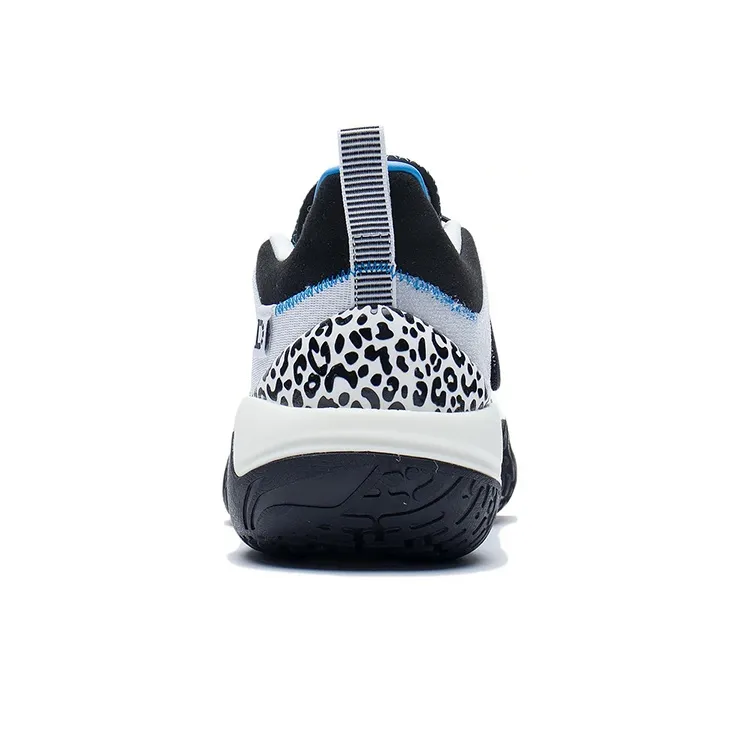 LiNing Coldblood Cushioning Anti-Slip And Wear-Resistant Low-Top Performance Basketball Shoes Gray Black Blue-5