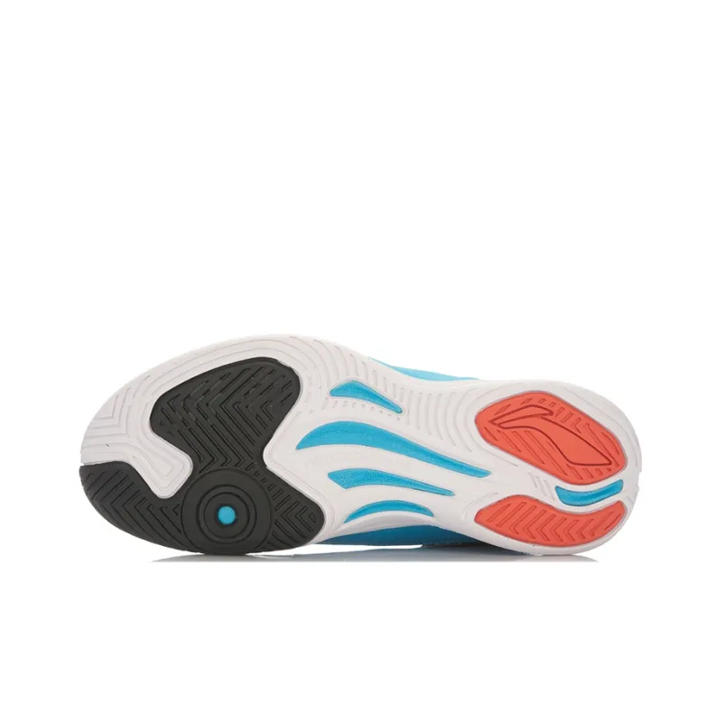 LiNing Killer Whale II Cushioning Coverage Support High-Top Basketball Shoes Unisex Blue Black-4
