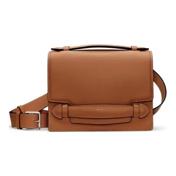 Moynat Soft Calfskin Crossbody Bag Shoulder Bag Women's Brown