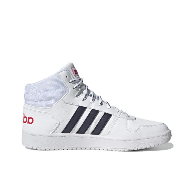 Adidas Hoops 2.0 Mid White Legend Ink-1