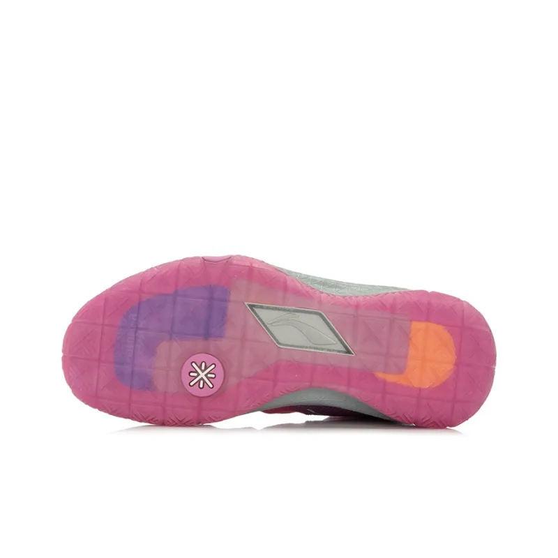LINING All In Team 3 Basketball Shoes Unisex High Top Azalea Pink-4