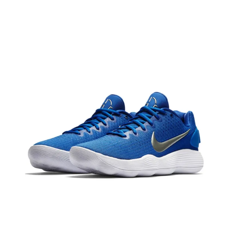 Nike Hyperdunk 2017 Basketball Shoes Men Low-Top Blue/Silver-2