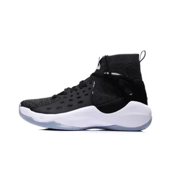 LiNing SONIC 6 Cushioning, Slip Resistant, And Abrasion Resistant High Top Basketball Shoes Men's Black