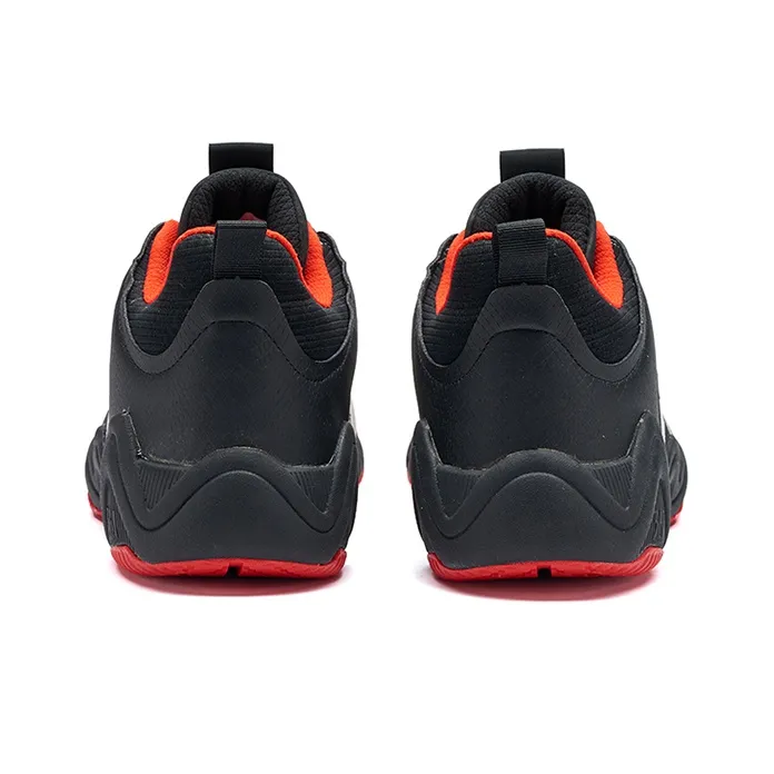 361° Tough Guys Basketball Shoes Men Low Top Black/Red-3