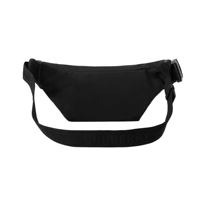 Burberry Leather Fanny Pack Men's Black-2