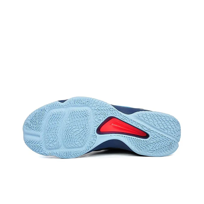Jordan Melo M12 Cushioning Anti-Slip And Wear-Resistant High-Top Performance Basketball Shoes Men's Sky Blue-6