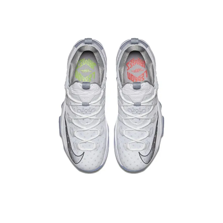 Nike LeBron 13 Low Metallic Silver-3