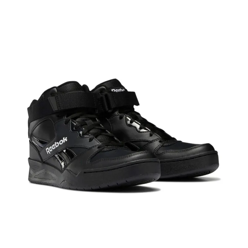 Reebok Royal BB4500 Hi Strap Breathable Cushioning Wear-Resistant High-Top Basketball Shoes Women's Black-2
