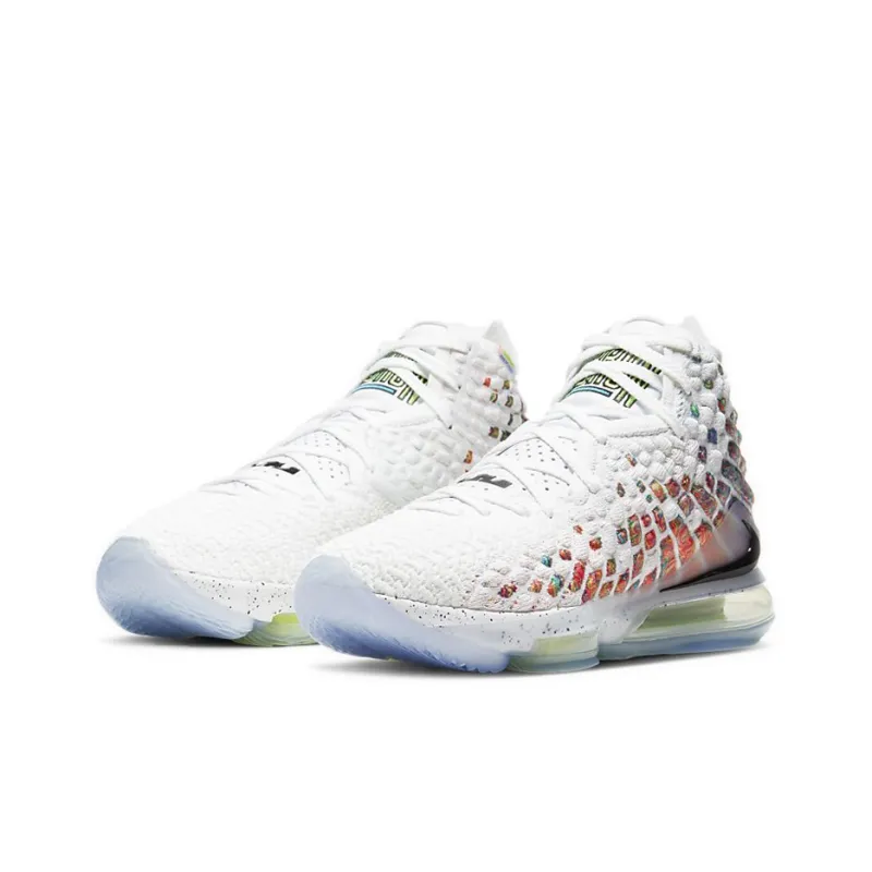 Nike LeBron 17 EP White Black-2