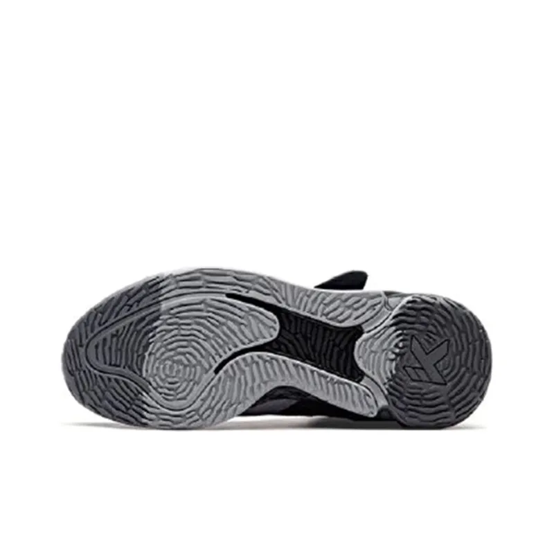 Anta KT4 Distressed Edition, Ash Klay Thompson Anti Slip Wear Resistant High Top Basketball Shoes Men's Gray-4