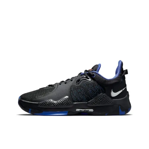 Nike PG 5 Basketball Shoes Men Low-Top Black/Blue