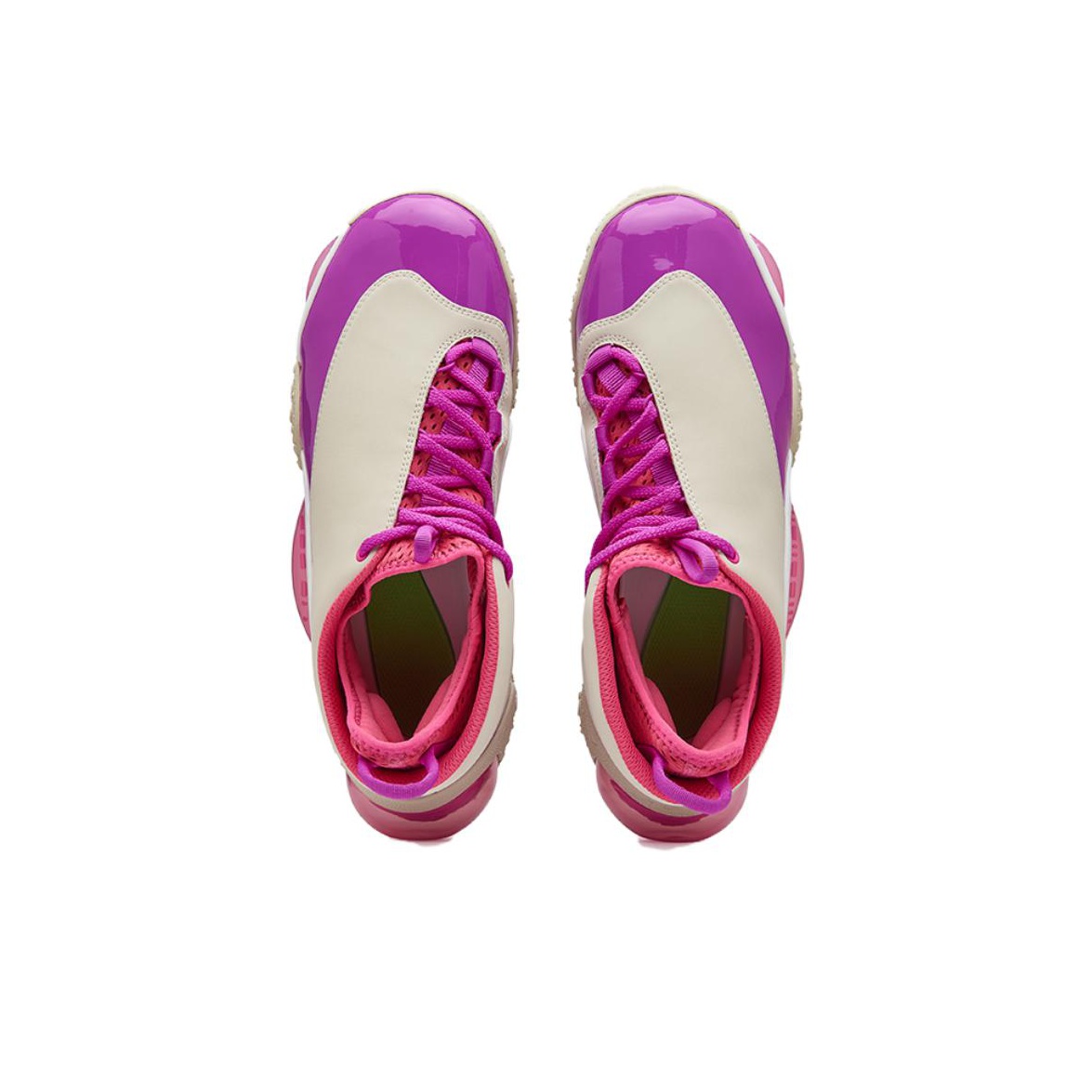 Senzubean Basketball Shoes Unisex Low Top Purple/Gray/Pink