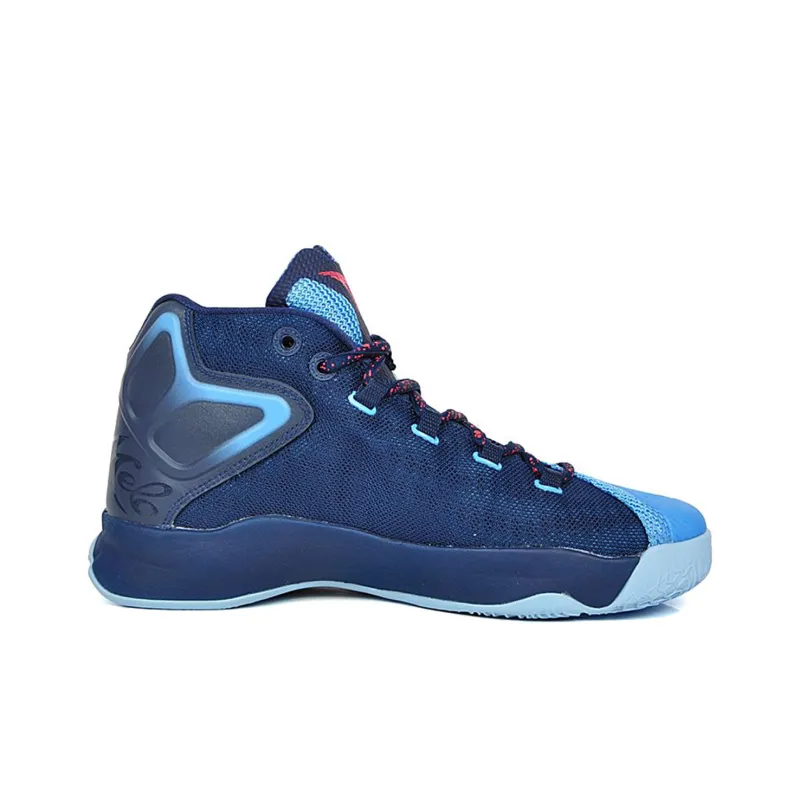 Jordan Melo M12 Cushioning Anti-Slip And Wear-Resistant High-Top Performance Basketball Shoes Men's Sky Blue-2
