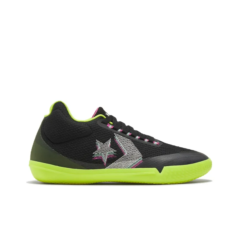 Converse All Star Bb Evo Hi Vis Black Lemon Venom-2