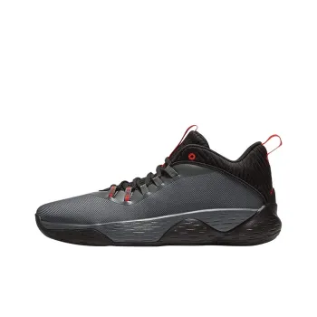 JORDAN Super.Fly Mvp Iron Grey Black Bright Crimson