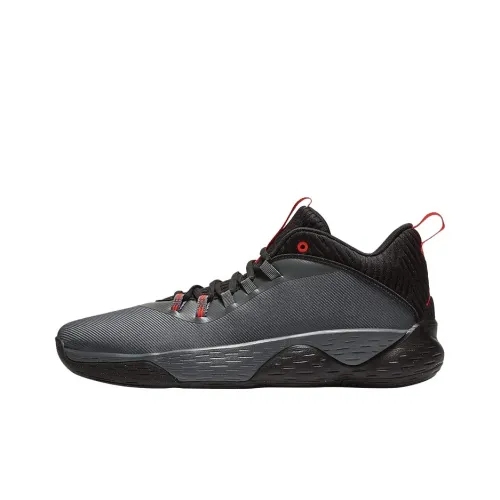 Jordan Super.Fly MVP Iron Grey Black Bright Crimson