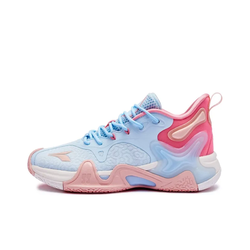 361° LAVA 2.0 Cushioning Wear Resistant Low Top Performance Basketball Shoes Men's Glacier Blue-0
