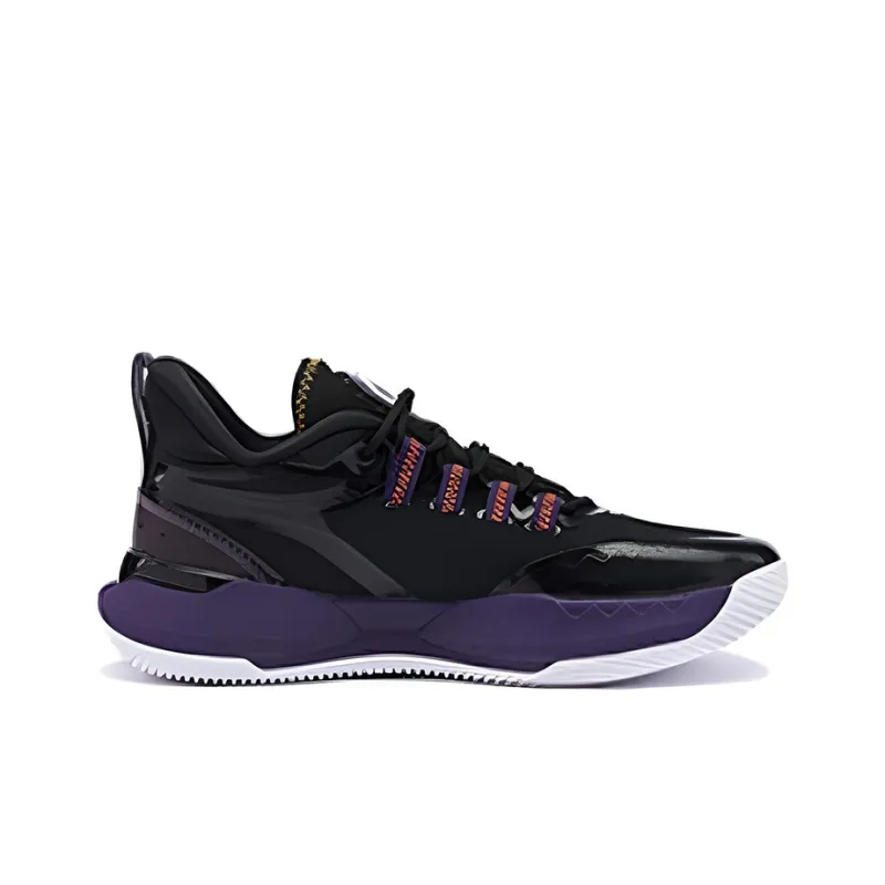 361° Basketball Shoes Men Low-Top Obsidian Black/Vintage Yellow-1