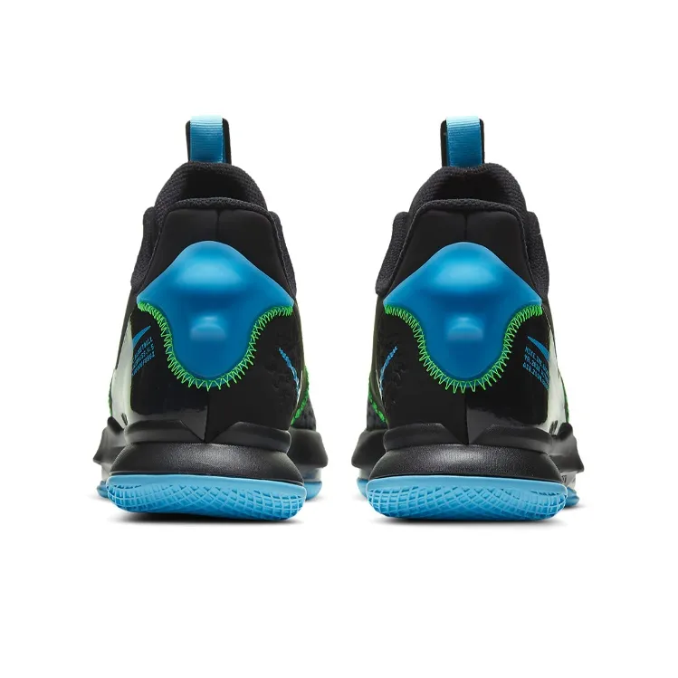 Nike LeBron Witness 5 'Black Light Blue Fury'-4