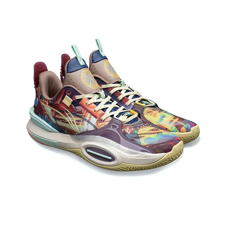 MARVEL LiNing ALL CITY10 ' Doctor Strange ' Rebound Cushioning Low-Top Performance Basketball Shoes Magic Color-2