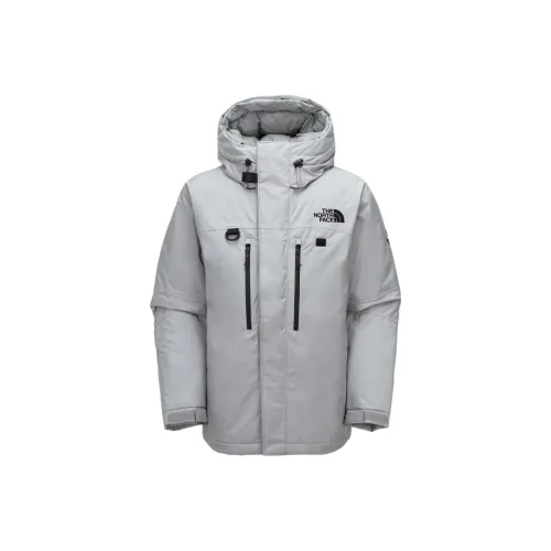 THE NORTH FACE Down Jackets Unisex Silver