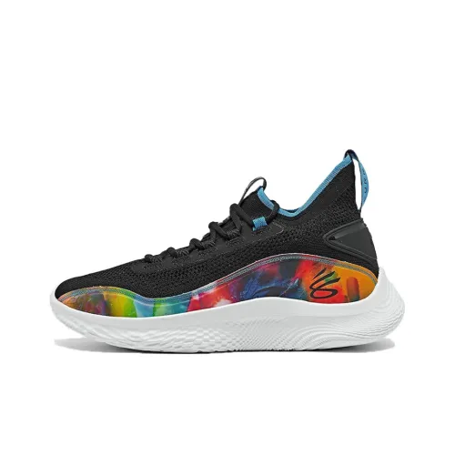 Under Armour Curry 8 Tie Dye Black