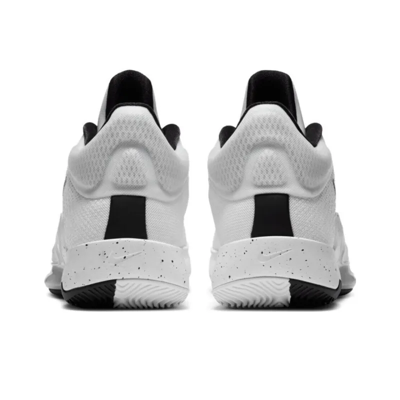 Nike Zoom Rize 2 TB Promo Durable Breathable Mid-Top Basketball Shoes Men's White Black-4