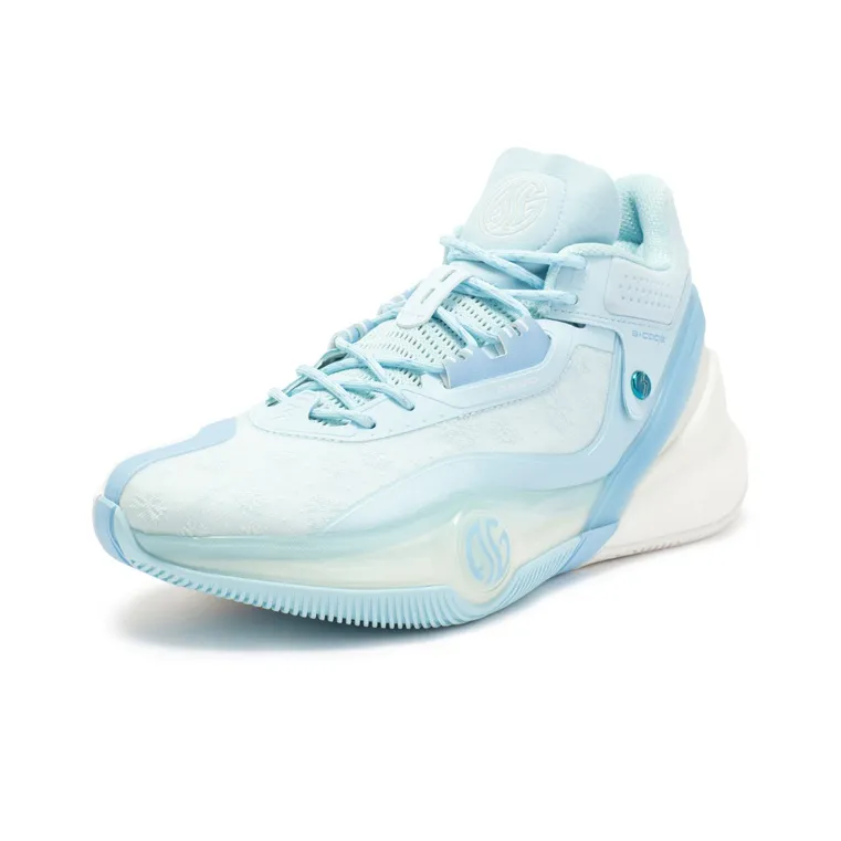 361° AG3 Aaron Gordon 3 Abrasion Resistant Slip Resistant Mid Top Performance Basketball Shoes Men's Blue White-2