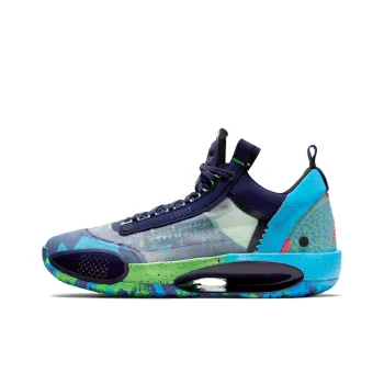 JORDAN 34 Low Pf Regency Purple 'Blue Green' Women's