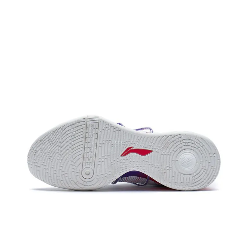 LINING Speed 8 Basketball Shoes Men Low Top Standard White-4