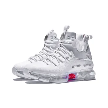 CHUSAN x Anta Slip Resistant Lightweight Wear Resistant High Top Basketball Shoes Men's White