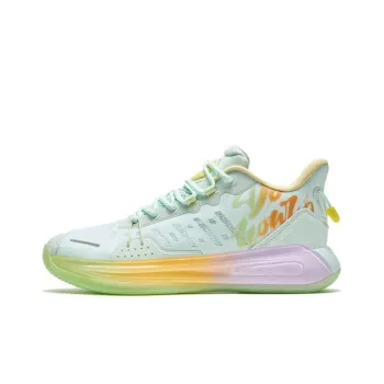 XTEP Psychic 2 Cushioning Anti Slip And Wear Resistant Low Top Basketball Shoes Men's Jelly Green