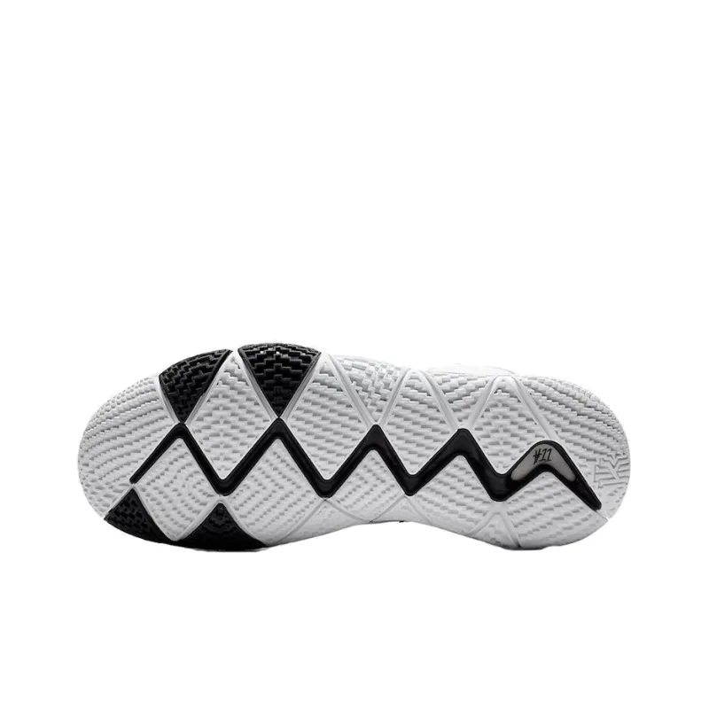 Nike Kyrie 4 White Black-4