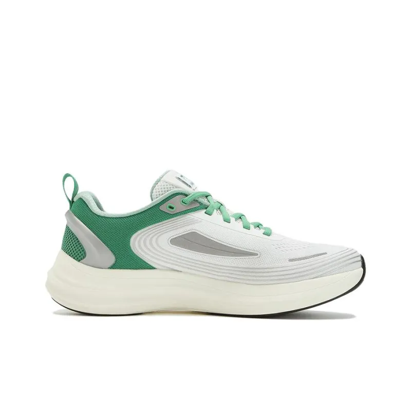 FILA NUVOLE EVO Anti Slip Wear Resistant Low Top Casual Running Shoes Men's White Green-1