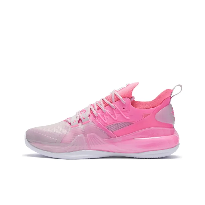 XTEP Jeremy Lin 2 Basketball Shoes Men Low Top Peach Pink/Arctic Peach Pink-0