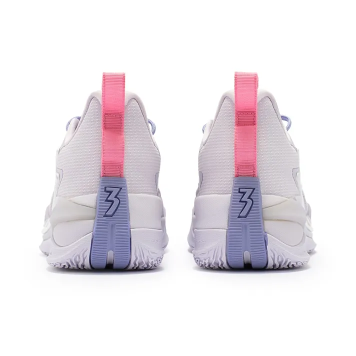 361° Big3 3.0 Dinwiddie PE Cushioning, Wear Resistant Low Top Performance Basketball Shoes Women's Hyacinth Purple-4
