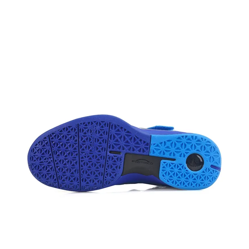 PEAK Speedy Eagle I Basketball Shoes Men Mid Top Shimmering Blue/Colorful Blue-3