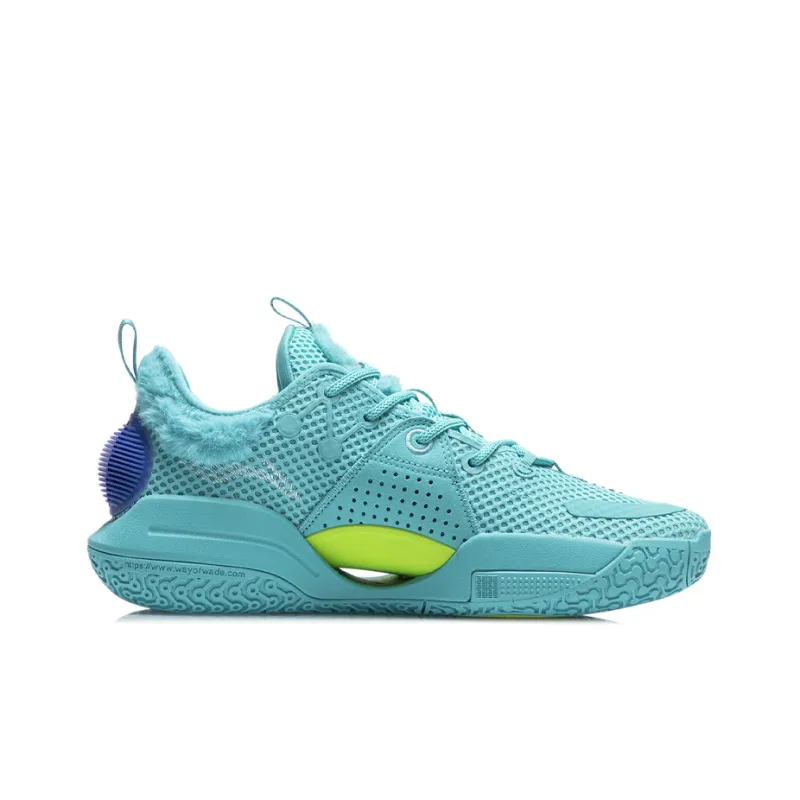 LiNing All City 9 V1.5 Durable Breathable Low Top Performance Basketball Shoes Men's Sea Wave Blue-1