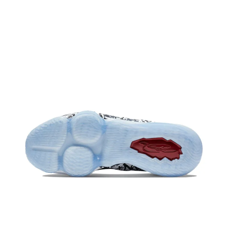 Nike LeBron 17 'LeBron 4 Cold Blue Graffiti'-5