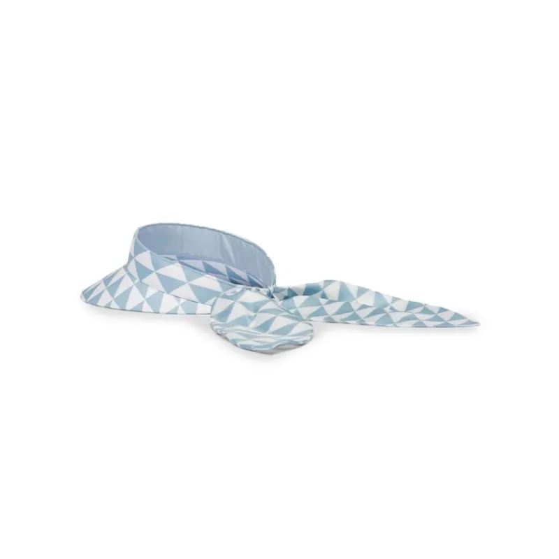 PRADA Silk-twill Visor Hat-1