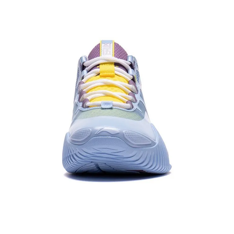 LiNing Badfive 2 Low Cushioning Anti-Slip And Wear-Resistant Low-Top Basketball Shoes Men's Blue Purple-4
