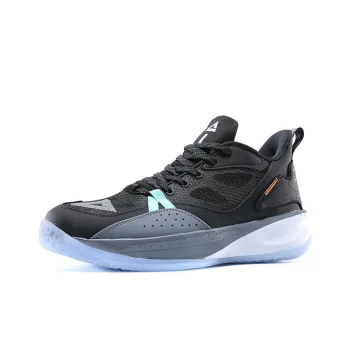 PEAK Abrasion Resistant Slip Resistant Low Top Performance Basketball Shoes Men's Black