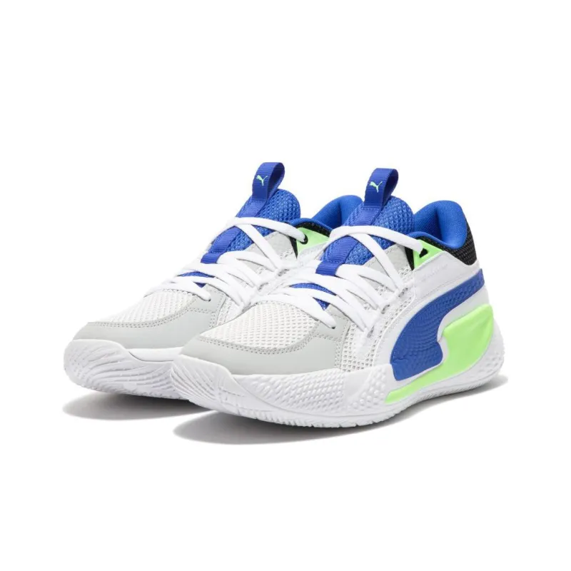 PUMA Court Rider Chaos Basketball Shoes 'Future Blue Green Glare'-2