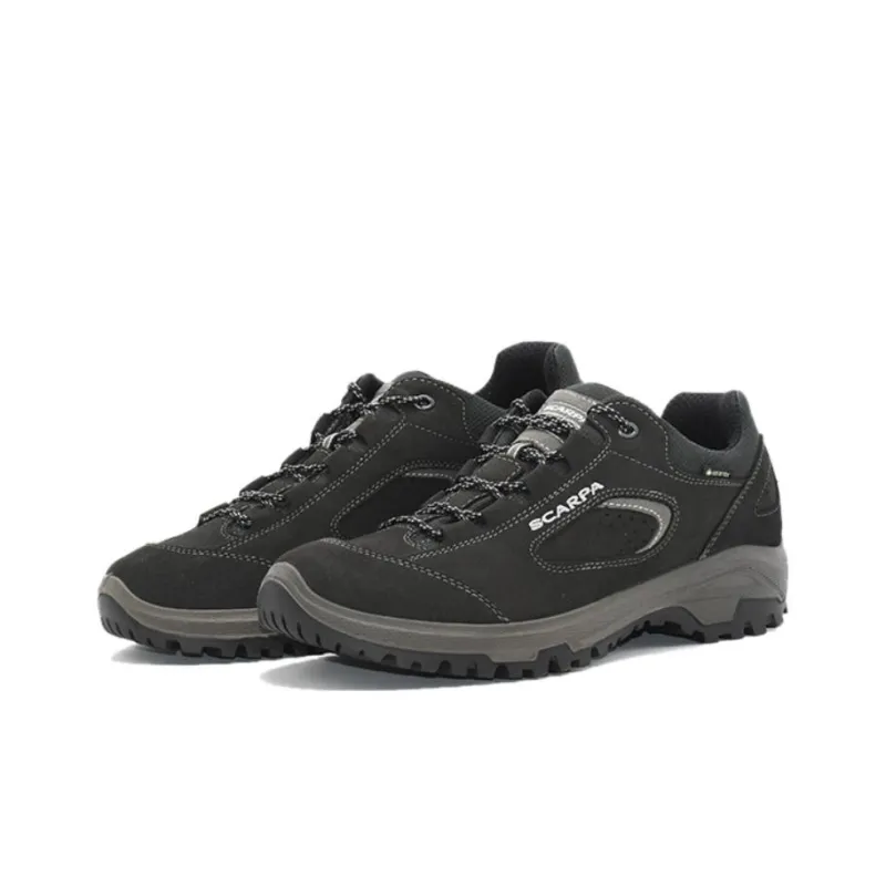 SCARPA Stratos Anti-Slip Wear-Resistant Low-Top Outdoor Shoes Men's Dark Gray-1