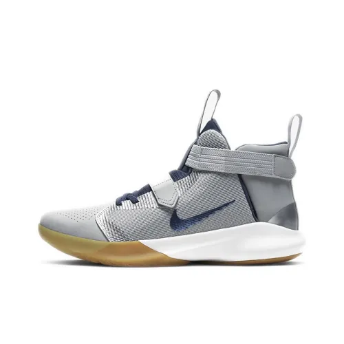 nike white Precision Iii FlyEase Light Smoke Grey