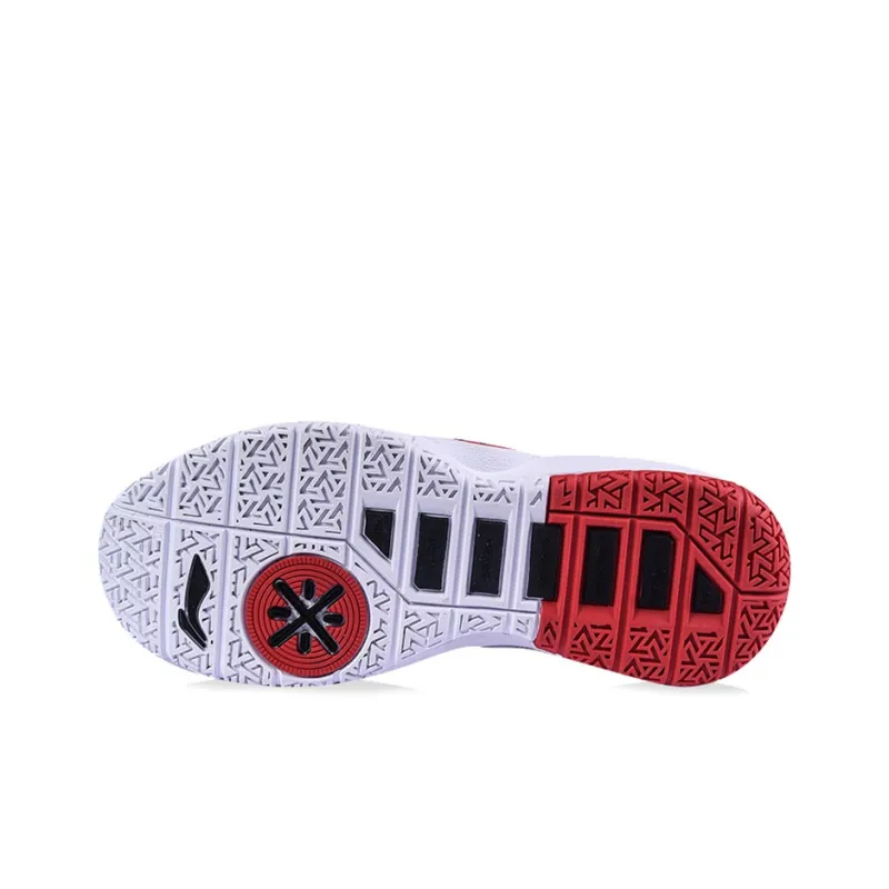 LiNing All City 7 Wade Collection Durable Breathable Mid-Top Basketball Shoes Men's White Black-4