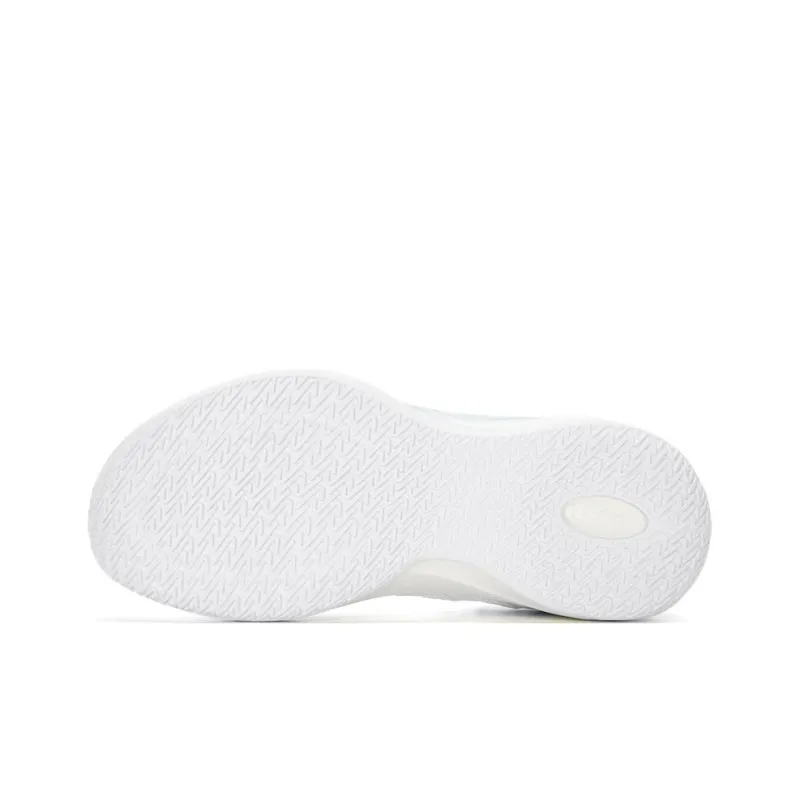 XTEP Lingyun 1 Cushioning Anti Slip And Wear Resistant Low Top Basketball Shoes White Blue-4