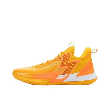361° Big3 4.0 SWITCH Orange Soda Anti Slip Wear Resistant Low Top Performance Basketball Shoes Men's Yellow Orange